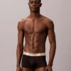 Conjunto de 3 cuecas boxer Low Rise Trunk em microfibra elástica