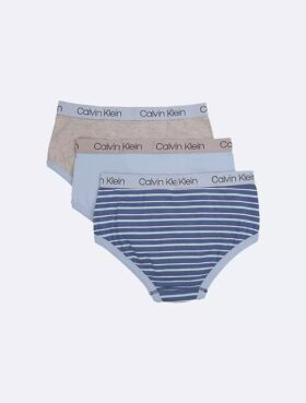 Conjunto de 3 cuecas de meninos em Cotton Stretch com logótipo