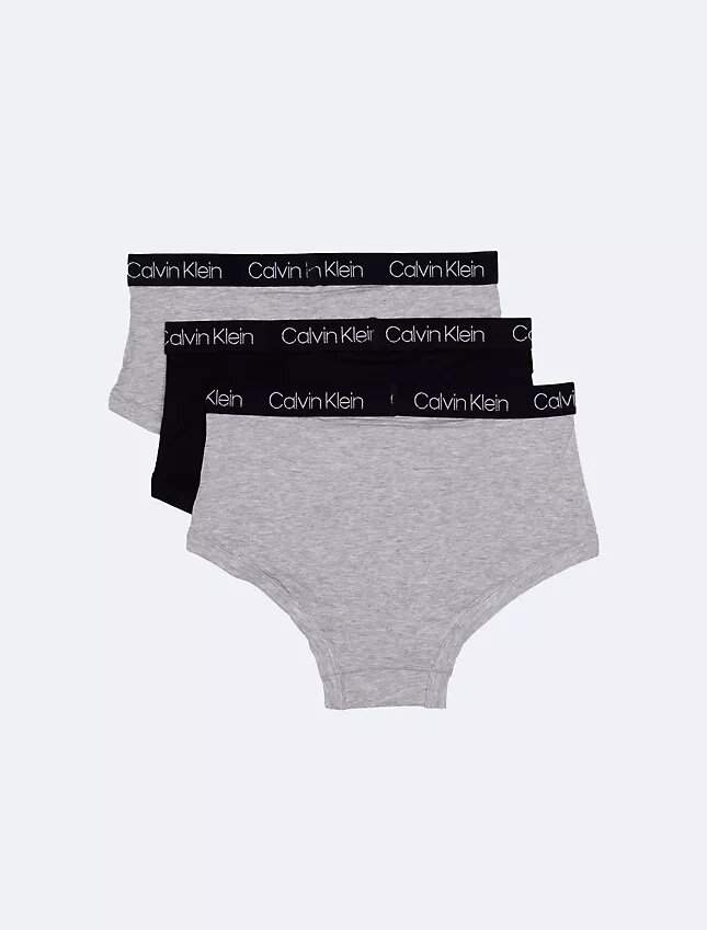 Conjunto de 3 cuecas de meninos em Cotton Stretch com logótipo Conjunto de 3 cuecas de meninos em Cotton Stretch com logótipo