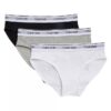 Conjunto de 3 cuecas Hipster com logótipo em arco Conjunto de 3 cuecas Hipster com logótipo em arco