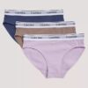 Conjunto de 3 cuecas Hipster com logótipo em arco Conjunto de 3 cuecas Hipster com logótipo em arco
