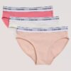Conjunto de 3 cuecas Hipster com logótipo em arco Conjunto de 3 cuecas Hipster com logótipo em arco