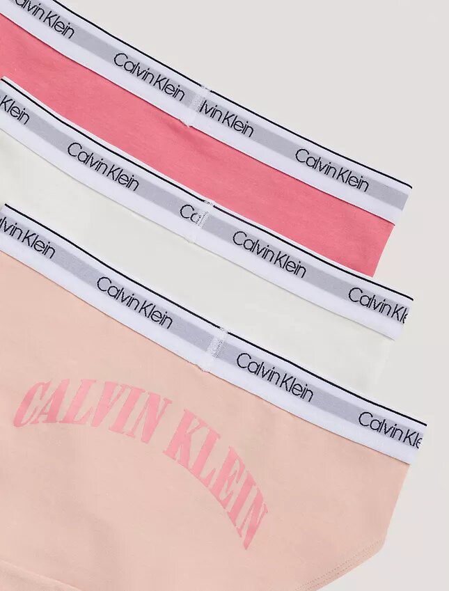 Conjunto de 3 cuecas Hipster com logótipo em arco Conjunto de 3 cuecas Hipster com logótipo em arco