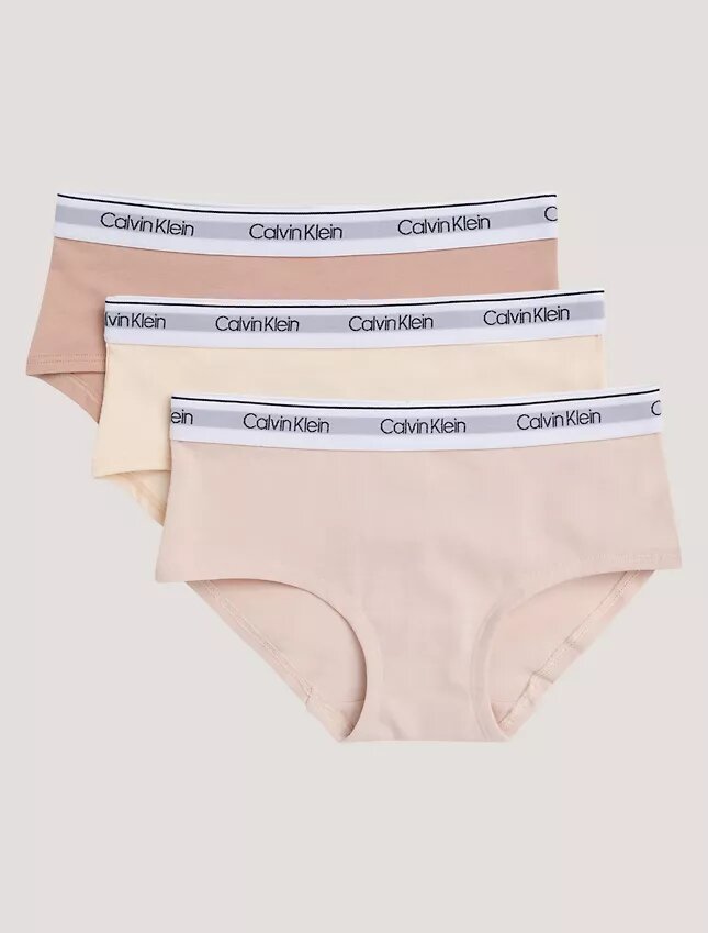 Conjunto de 3 cuecas Hipster em Cotton Stretch para meninas Conjunto de 3 cuecas Hipster em Cotton Stretch para meninas