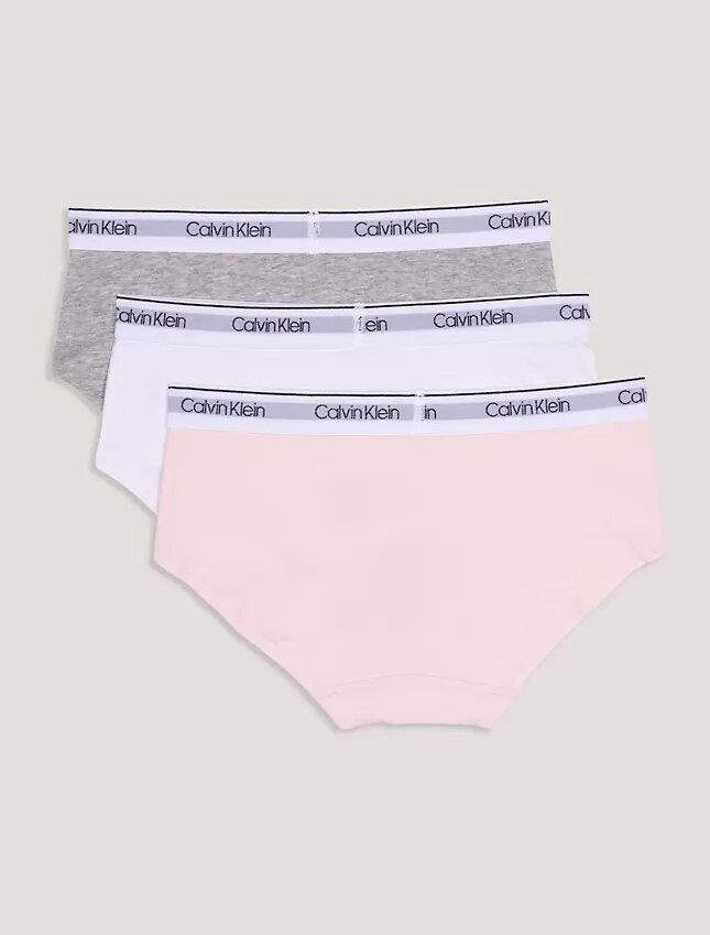 Conjunto de 3 cuecas Hipster em Cotton Stretch para meninas Conjunto de 3 cuecas Hipster em Cotton Stretch para meninas
