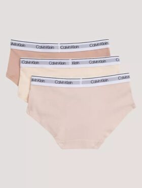 Conjunto de 3 cuecas Hipster em Cotton Stretch para meninas