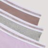 Conjunto de 3 cuecas Hipster em Cotton Stretch para meninas Conjunto de 3 cuecas Hipster em Cotton Stretch para meninas