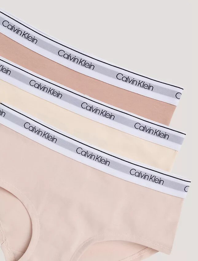 Conjunto de 3 cuecas Hipster em Cotton Stretch para meninas Conjunto de 3 cuecas Hipster em Cotton Stretch para meninas