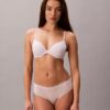 Conjunto de 3 cuecas Hipster em microfibra elástica com renda Conjunto de 3 cuecas Hipster em microfibra elástica com renda