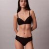 Conjunto de 3 cuecas Hipster em microfibra elástica com renda Conjunto de 3 cuecas Hipster em microfibra elástica com renda
