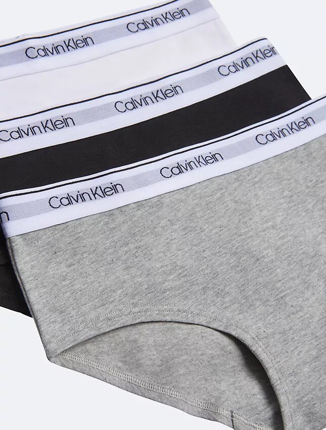 Conjunto de 3 cuecas Hipster Modern Cotton para meninas Conjunto de 3 cuecas Hipster Modern Cotton para meninas