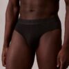 Conjunto de 3 cuecas justas pretas CK Black Conjunto de 3 cuecas justas pretas CK Black