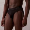 Conjunto de 3 cuecas justas pretas CK Black Conjunto de 3 cuecas justas pretas CK Black