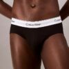 Conjunto de 3 cuecas slip de cintura baixa em Cotton Stretch Icon