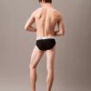 Conjunto de 3 cuecas slip de cintura baixa em Cotton Stretch Icon