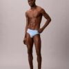 Conjunto de 3 cuecas slip de cintura baixa em Cotton Stretch Icon