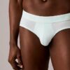Conjunto de 3 cuecas slip de cintura baixa em Cotton Stretch Icon
