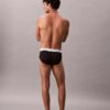 Conjunto de 3 cuecas slip de cintura baixa em Cotton Stretch Icon