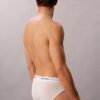 Conjunto de 3 cuecas slip de cintura baixa em Cotton Stretch Icon