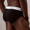 Conjunto de 3 cuecas slip de cintura baixa em Cotton Stretch Icon