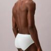 Conjunto de 3 cuecas slip de cintura baixa em Cotton Stretch Icon
