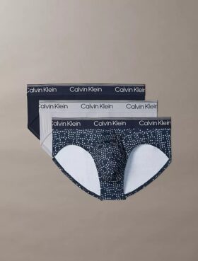 Conjunto de 3 cuecas slip de cintura baixa em microfibra elástica Conjunto de 3 cuecas slip de cintura baixa em microfibra elástica