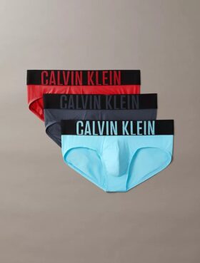 Conjunto de 3 cuecas slip de cintura baixa Intense Power Micro