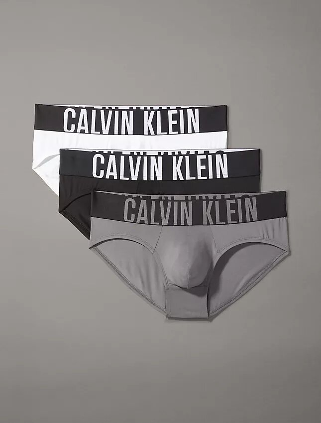 Conjunto de 3 cuecas slip de cintura baixa Intense Power Micro Conjunto de 3 cuecas slip de cintura baixa Intense Power Micro