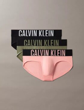 Conjunto de 3 cuecas slip de cintura baixa Intense Power Micro Conjunto de 3 cuecas slip de cintura baixa Intense Power Micro