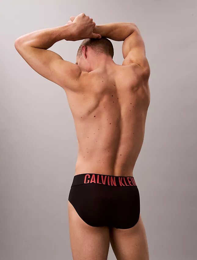 Conjunto de 3 cuecas slip de cintura baixa Intense Power Micro Conjunto de 3 cuecas slip de cintura baixa Intense Power Micro