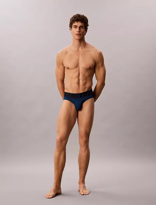 Conjunto de 3 cuecas slip de cintura baixa Intense Power Micro Conjunto de 3 cuecas slip de cintura baixa Intense Power Micro