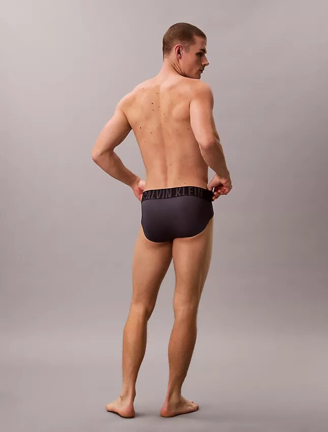 Conjunto de 3 cuecas slip de cintura baixa Intense Power Micro Conjunto de 3 cuecas slip de cintura baixa Intense Power Micro