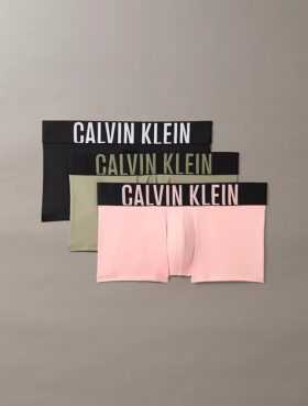 Conjunto de 3 Low Rise Trunks de cintura baixa Intense Power