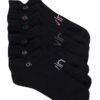 Conjunto de 3 pares de meias invisíveis de malha lisa com aba dupla Conjunto de 3 pares de meias invisíveis de malha lisa com aba dupla