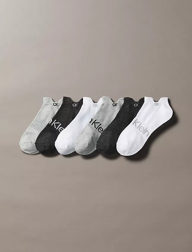 Conjunto de 3 pares de meias invisíveis de malha lisa com aba dupla Conjunto de 3 pares de meias invisíveis de malha lisa com aba dupla