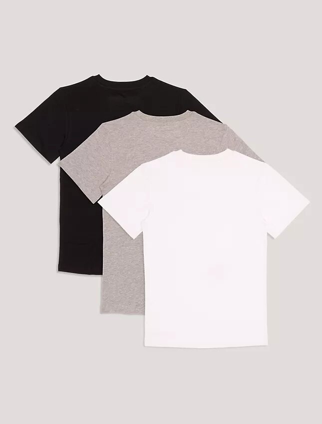 Conjunto de 3 T-shirts Clássicas para Meninos Conjunto de 3 T-shirts Clássicas para Meninos