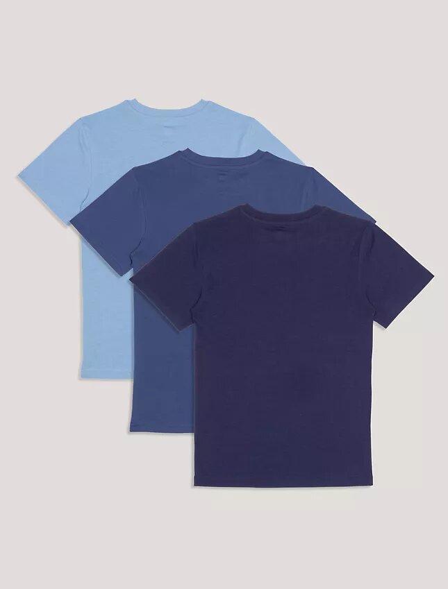 Conjunto de 3 T-shirts Clássicas para Meninos Conjunto de 3 T-shirts Clássicas para Meninos