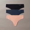 Conjunto de 3 Thongs Invisibles