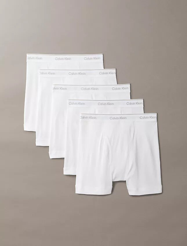 Conjunto de 5 Boxers justos de algodão Conjunto de 5 Boxers justos de algodão