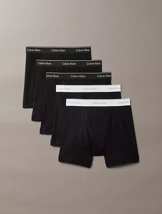 Conjunto de 5 Boxers justos de algodão Conjunto de 5 Boxers justos de algodão