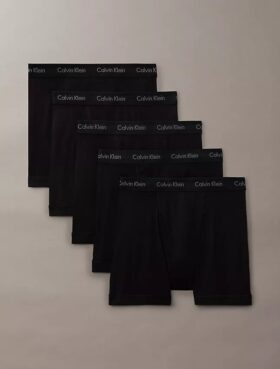 Conjunto de 5 Boxers justos de algodão