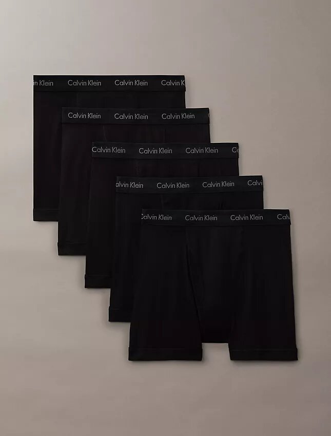 Conjunto de 5 Boxers justos de algodão Conjunto de 5 Boxers justos de algodão