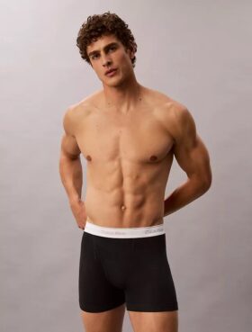 Conjunto de 5 Boxers justos de algodão