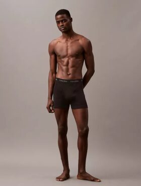 Conjunto de 5 Boxers justos de algodão