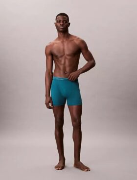 Conjunto de 5 Boxers justos de algodão