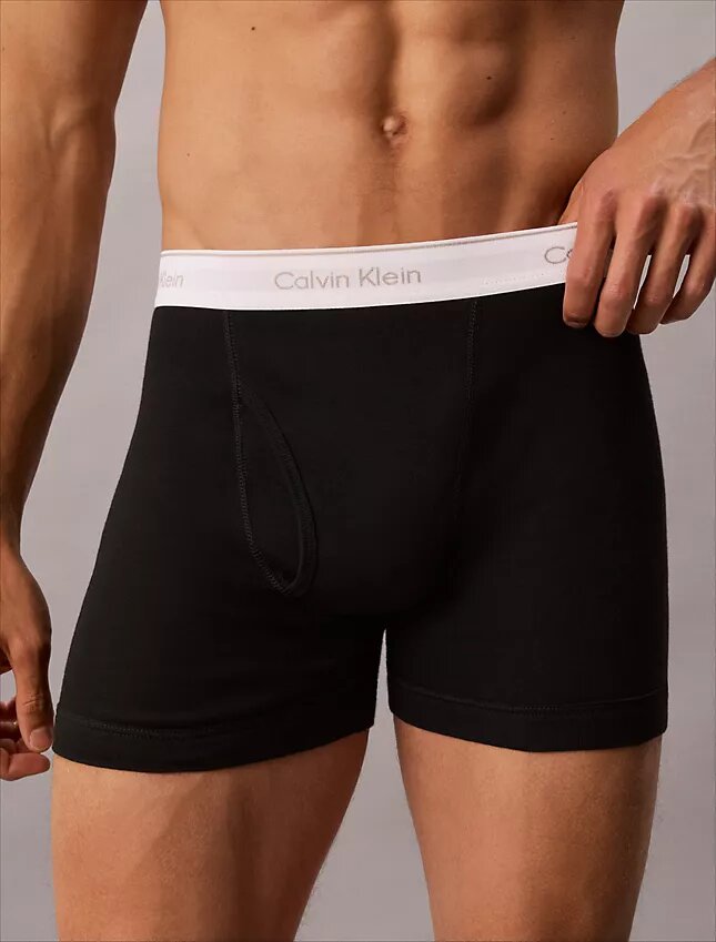 Conjunto de 5 Boxers justos de algodão Conjunto de 5 Boxers justos de algodão