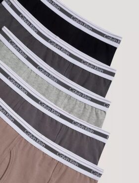 Conjunto de 5 Boxers justos em algodão Cotton Stretch para meninos