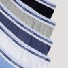 Conjunto de 5 Boxers justos em algodão Cotton Stretch para meninos Conjunto de 5 Boxers justos em algodão Cotton Stretch para meninos