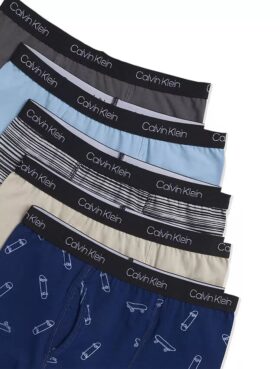 Conjunto de 5 Boxers justos para meninos