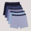 Conjunto de 5 Boxers justos para meninos Conjunto de 5 Boxers justos para meninos